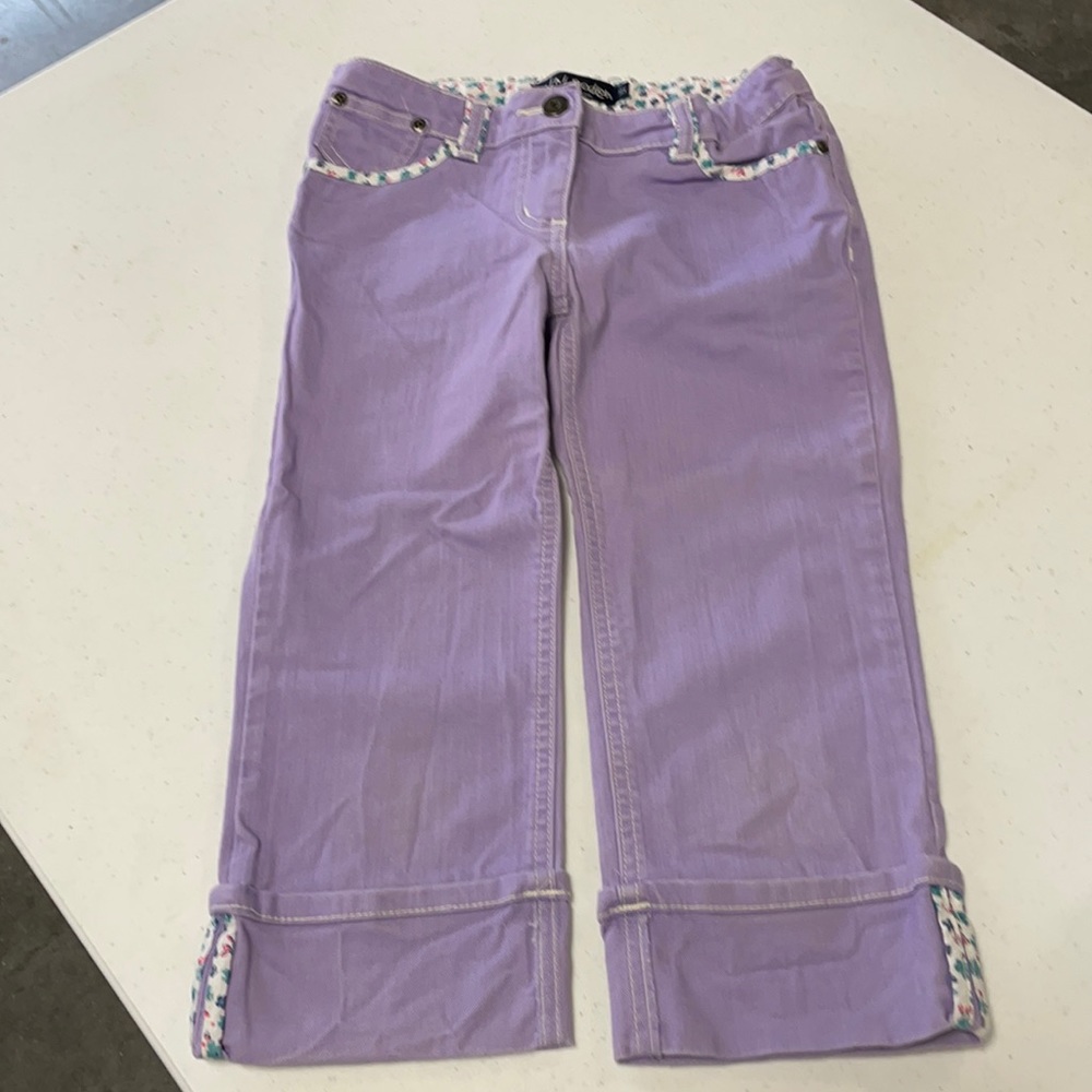 Mini Boden girls Capri shorts size 10
